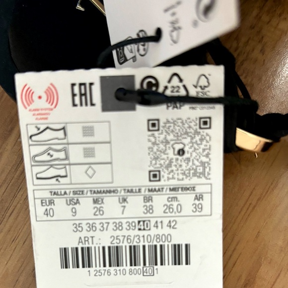 NWT Zara Satin Sandals With Braided Straps & Buckles - Picture 9 of 9